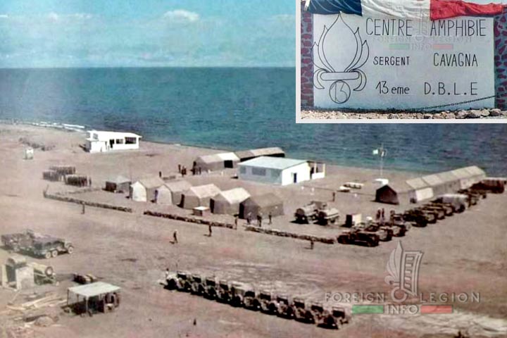 13e DBLE - 13 DBLE - Foreign Legion - Djibouti - CAA amphibious center - 1980