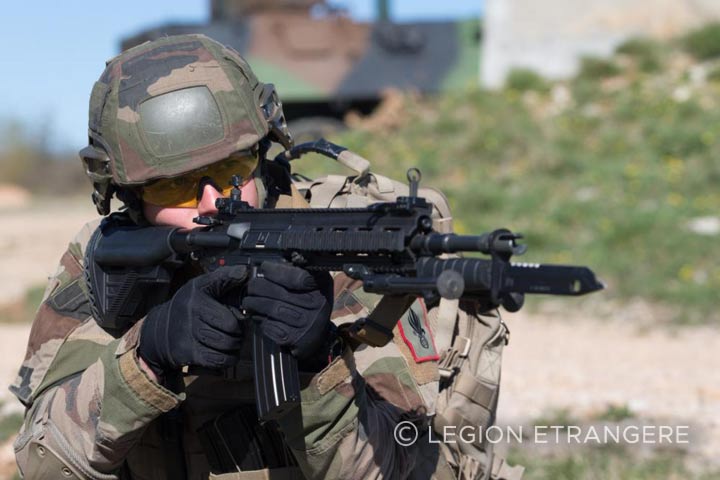 13e DBLE - 13 DBLE - Foreign Legion - France - HK 416 F - 2017