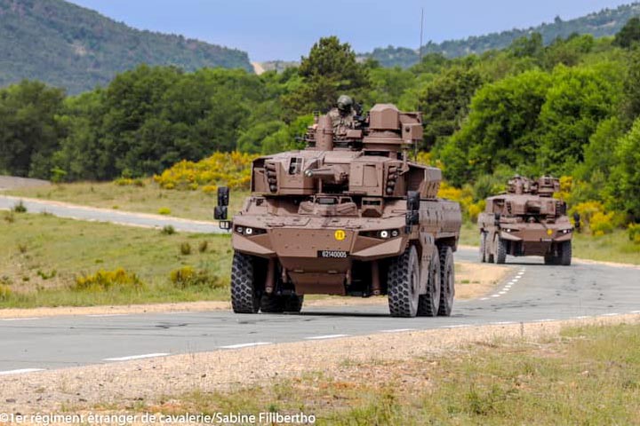 1er REC - Equipment - EBRC Jaguar -  armored reconnaissance vehicle - 2022