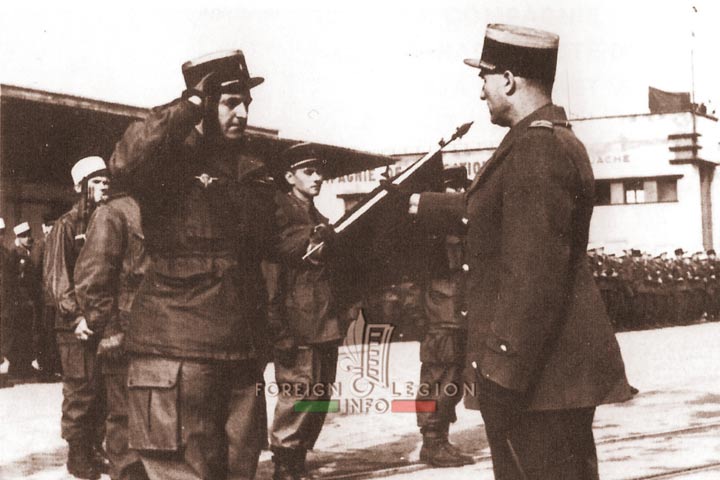 2e BEP - 2 BEP - Lt Colonel Royer - Captain Solnon - Algeria - Foreign Legion Etrangere - 1948 or 1949