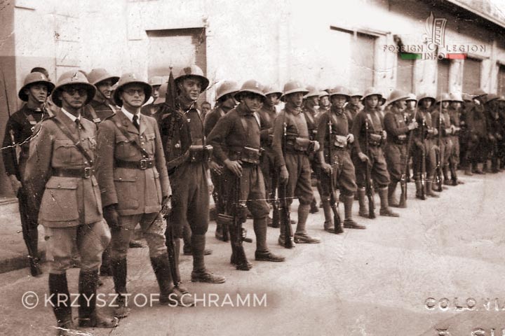4eme DBLE - 4e Demi-brigade - Legion Etrangere - Senegal - Saint-Louis - inspection - 1942