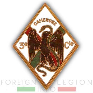 3rd Camerone Company - 4e REI - Insigna - Insigne - 1937