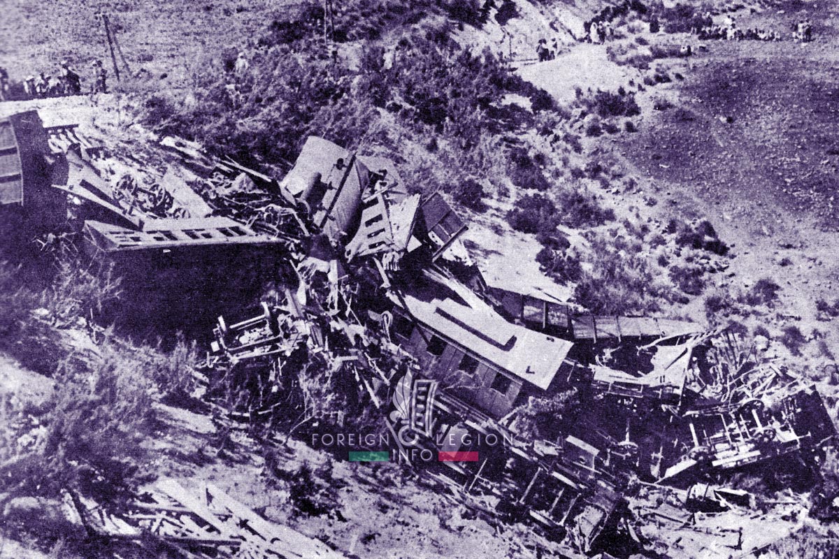 Turenne rail accident - Foreign Legion Etrangere - Turenne - Algeria - 1932
