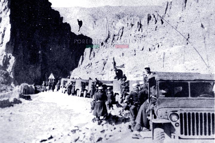 Gorges El Kantara - region of Biskra - 21e CPLE - Algeria - 1955