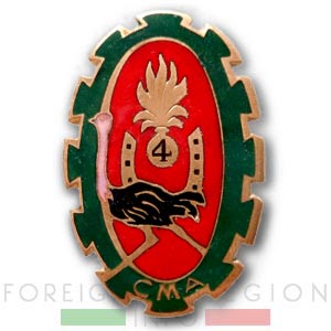 GCMP - Mounted and Motorized Company Group - 3e REI - 3rd REI - 3 REI - Foreign Legion - Africa - Morocco - 13e Cie Portée - 13e CP - CMA - 4e REI - Insignia
