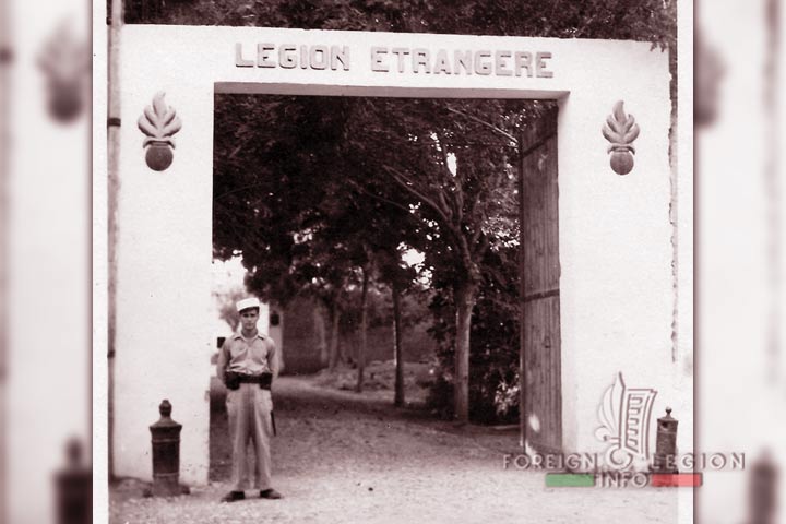 GCMP - Mounted and Motorized Company Group - 3e REI - 3rd REI - 3 REI - Foreign Legion - Africa - Morocco - 14th Motorized Company - 14e Cie Portée - 14e CP - Taroudant - Poste - mid-1940s