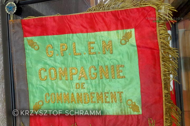 GPLEM - GPLE - Groupement porté - Legion Etrangere - Afrique - Maroc - Compagnie de commandement - Fanion - 2025