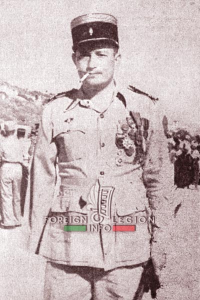GPLEM - GPLE - Groupement porté - Legion Etrangere - Afrique - Maroc - Lieutenant-colonel François Binoche - 1947