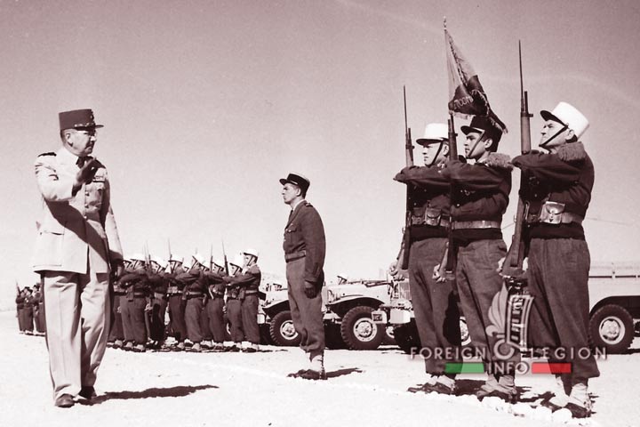 GPLEM - GPLE - Groupement porté - Legion Etrangere - Afrique - Tindouf - General Duval - Fanion de la 2e CP - 1955