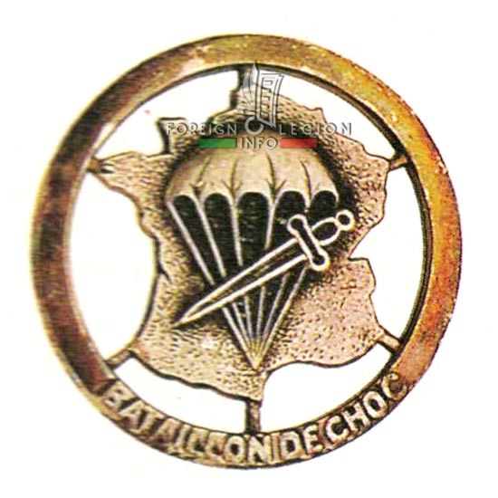 Bataillon de Choc - beret badge - 1944
