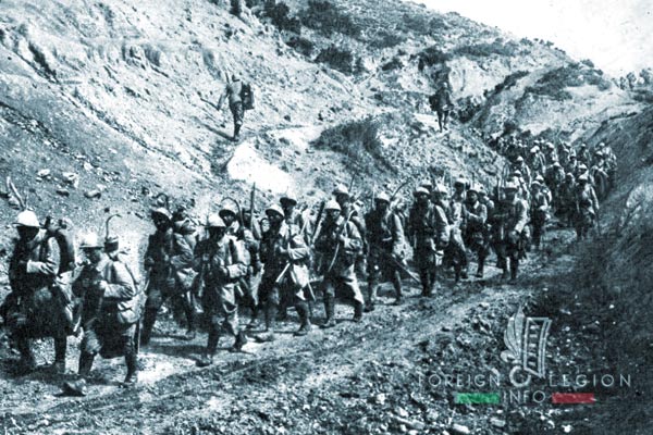 Bataillon de Légion - Orient - Legion Etrangere - troupes françaises - vers Florina - 1916