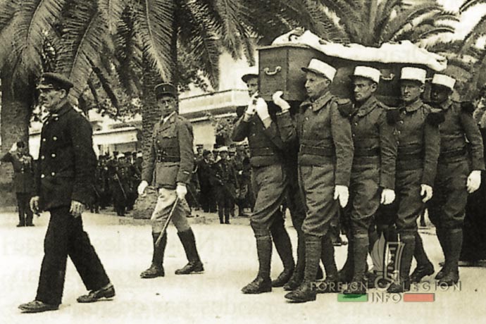 Général Rollet - obsèques - Sidi Bel Abbès - 1941